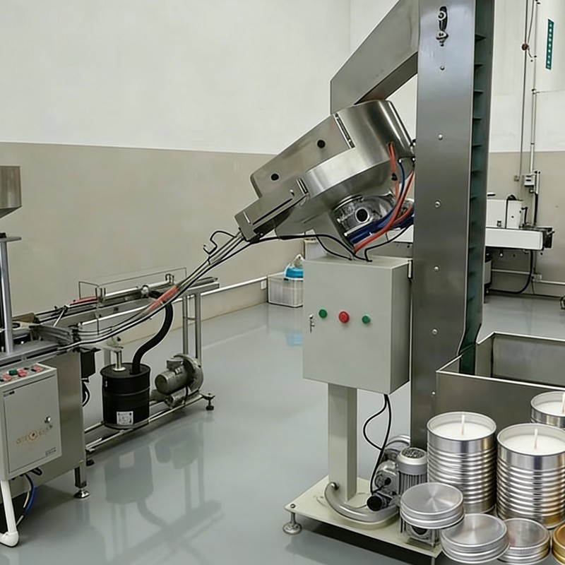 สายการผลิตฝาเกลียวเทียนไส้ตะเกียงฝ้าย