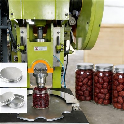 สายการผลิตฝาเกลียววันที่สีแดง